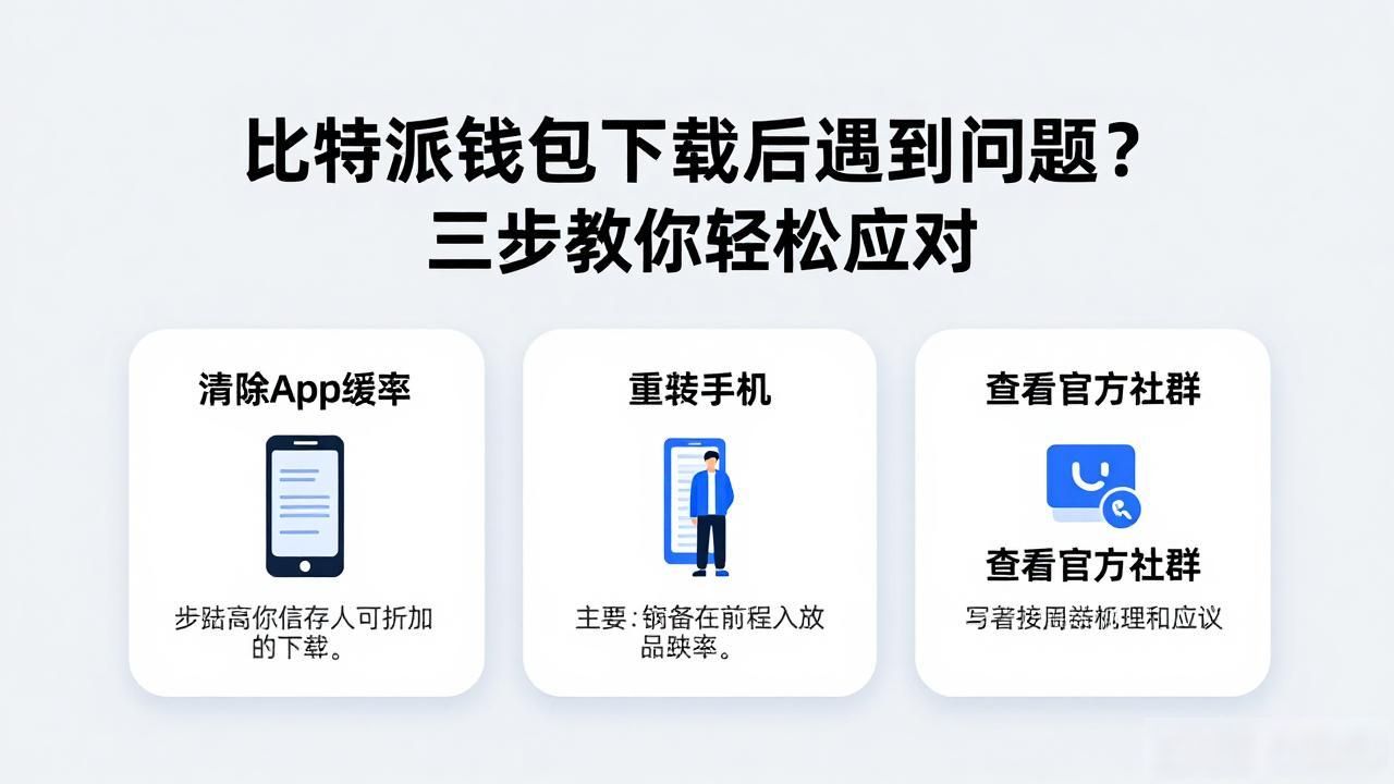 比特派钱包下载后遇到问题？三步教你轻松应对