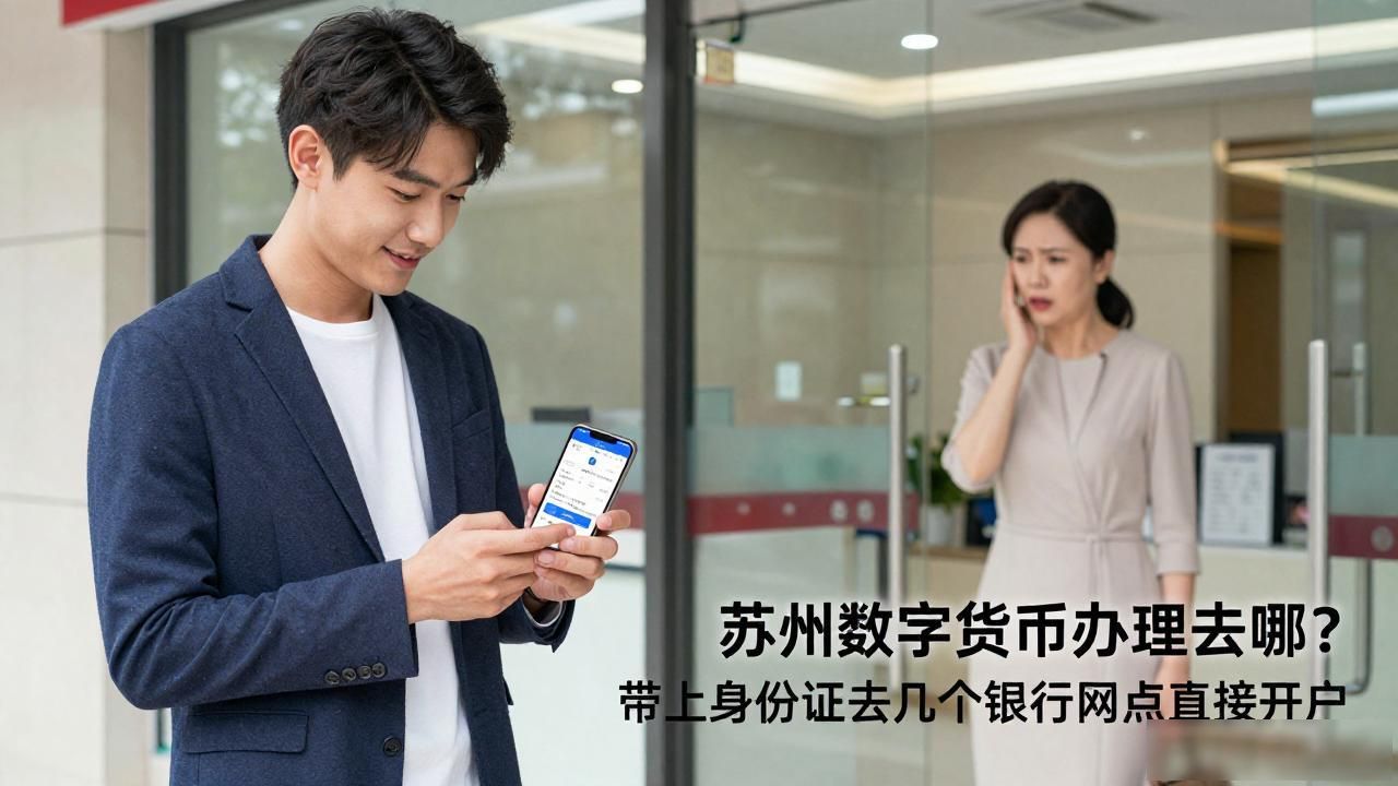 苏州数字货币办理去哪？带上身份证去这几个银行网点直接开户