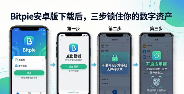 Bitpie安卓版下载后，三步锁住你的数字资产