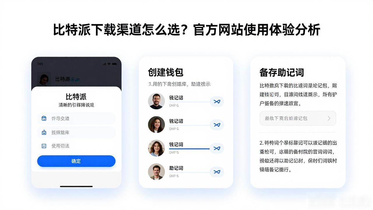 比特派下载渠道怎么选？官方网址使用体验分析