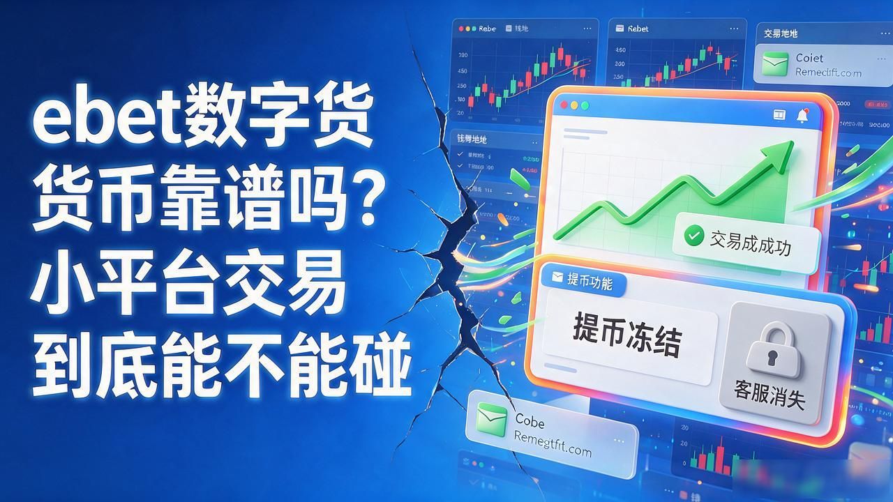 ebet数字货币靠谱吗？小平台交易到底能不能碰