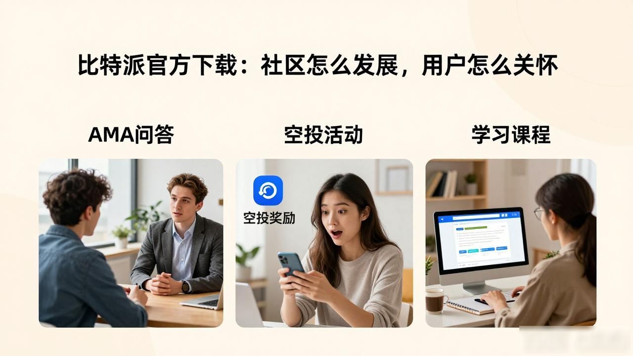 比特派官方下载：社区怎么发展，用户怎么关怀