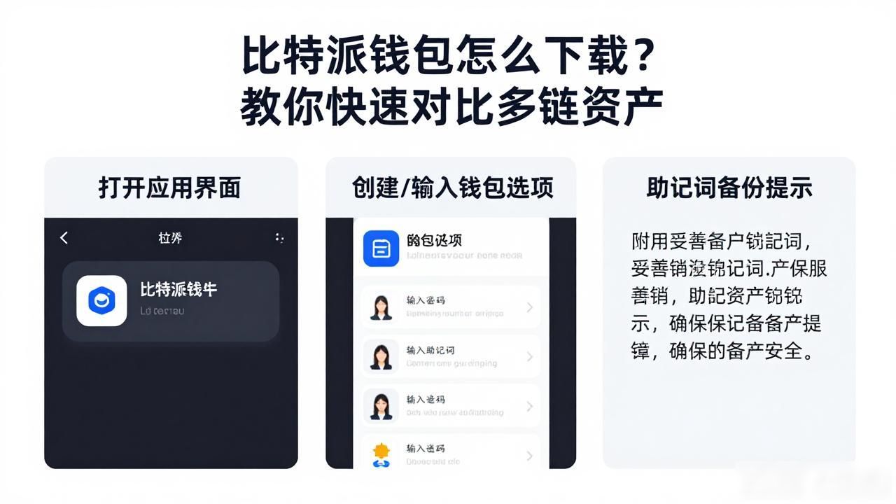 比特派钱包怎么下载？教你快速对比多链资产