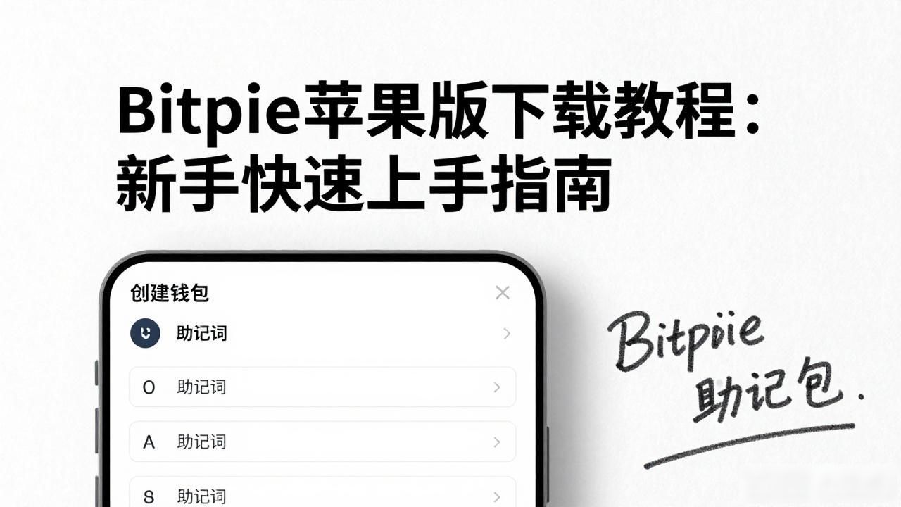 Bitpie苹果版下载教程：新手快速上手指南