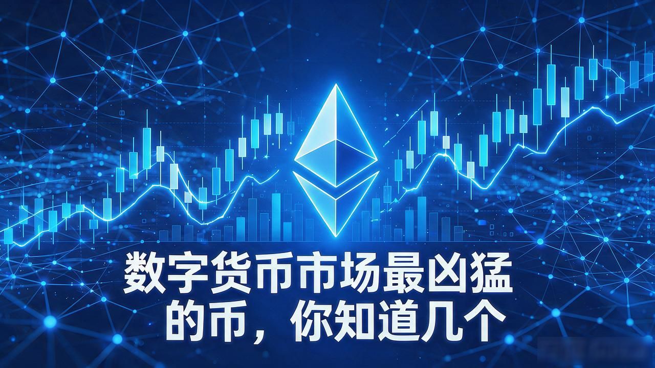 数字货币市场最凶猛的币，你知道几个