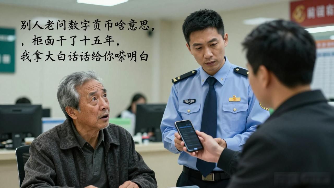 别人老问数字货币啥意思，柜面干了十五年，我拿大白话给你唠明白