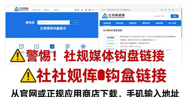社交媒体上的比特派钱包下载链接，警惕骗子陷阱