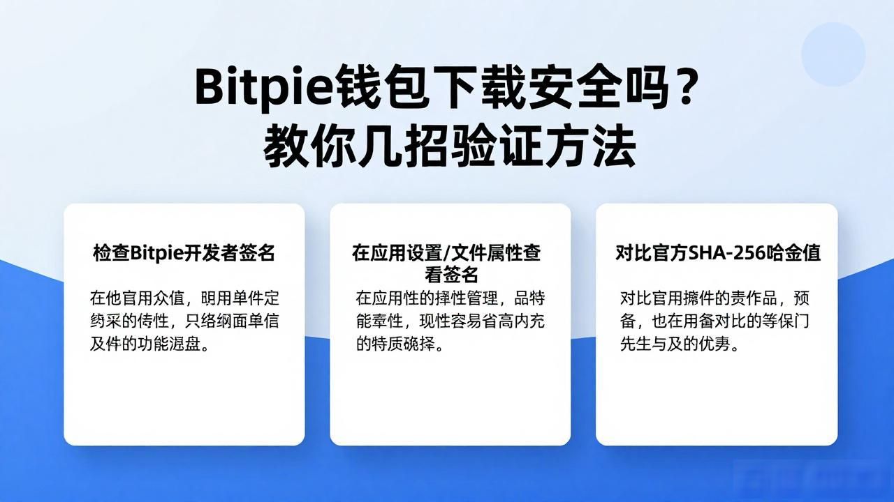 Bitpie钱包下载安全吗？教你几招验证方法