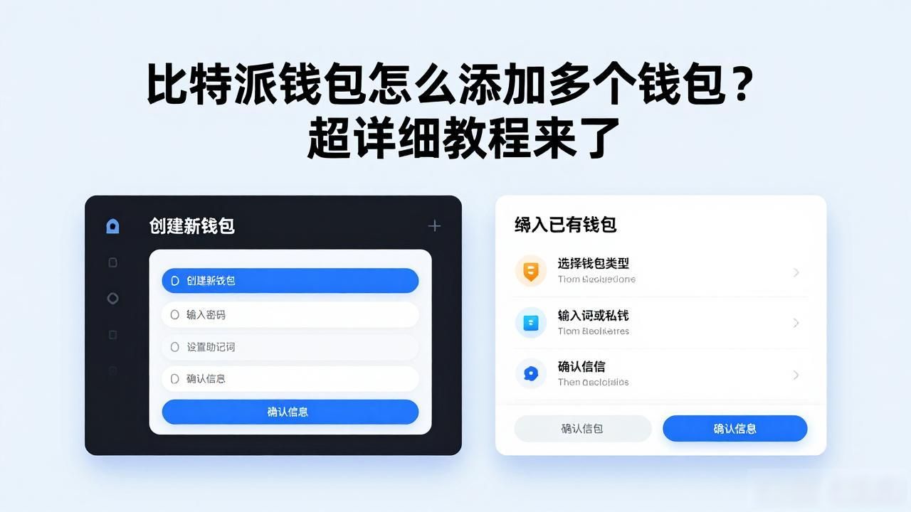 比特派钱包怎么添加多个钱包？超详细教程来了