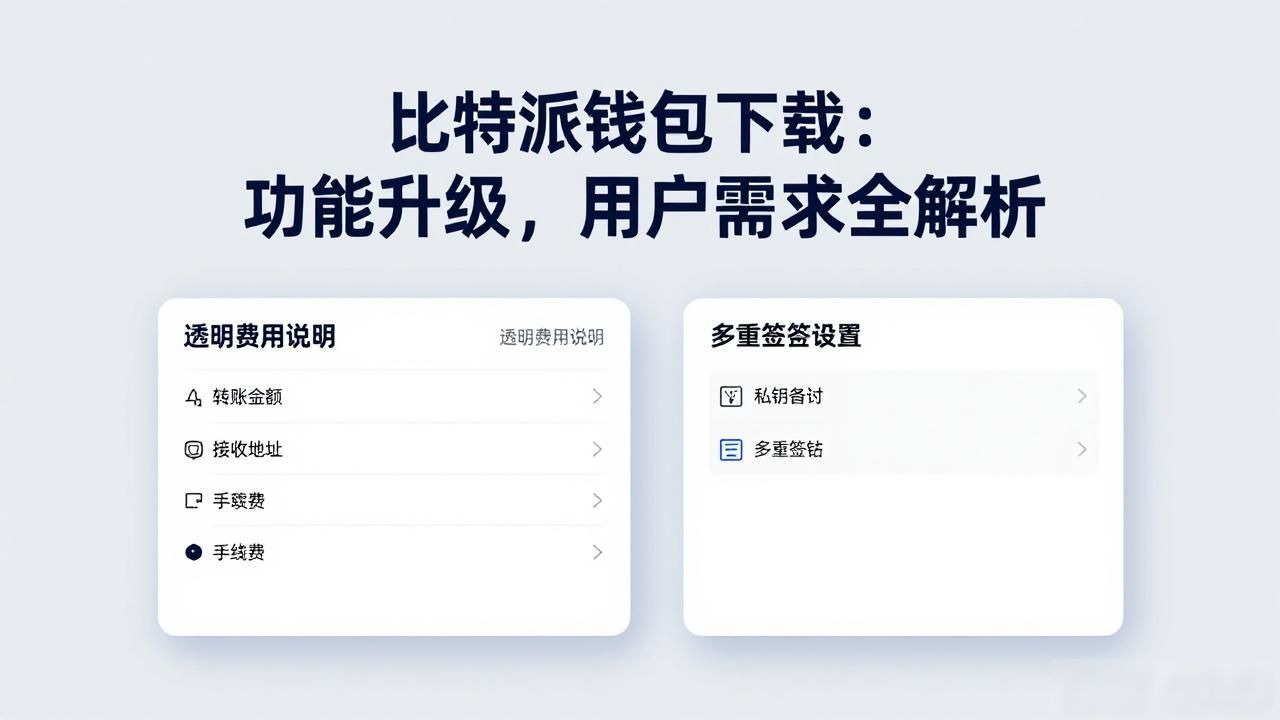 比特派钱包下载：功能升级，用户需求全解析
