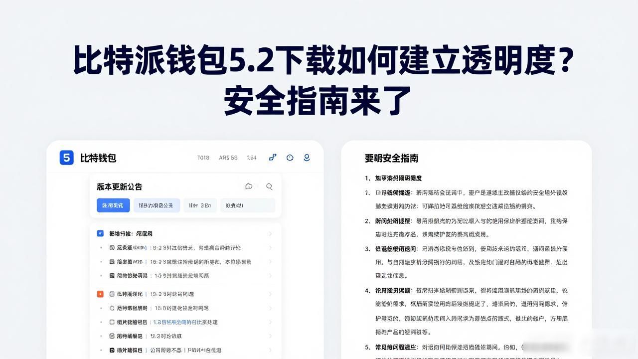 比特派钱包5.2下载如何建立透明度？安全指南来了