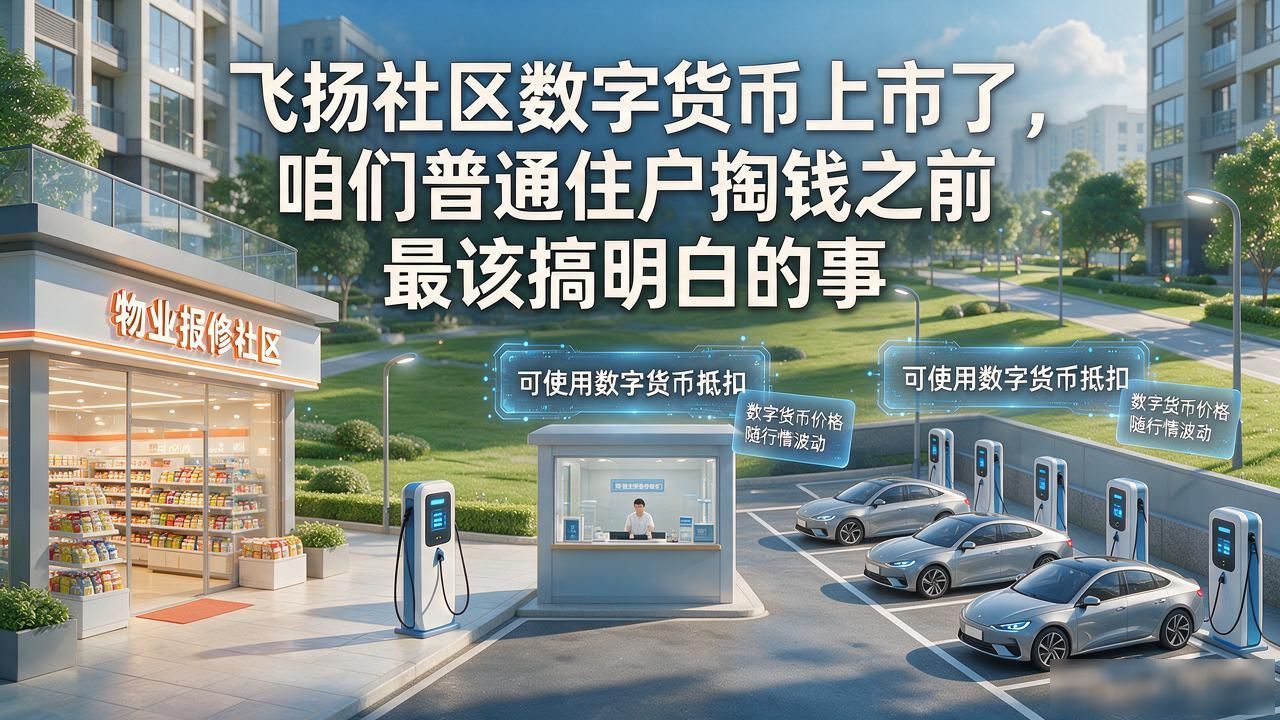 飞扬社区数字货币上市了，咱们普通住户掏钱之前最该搞明白的事