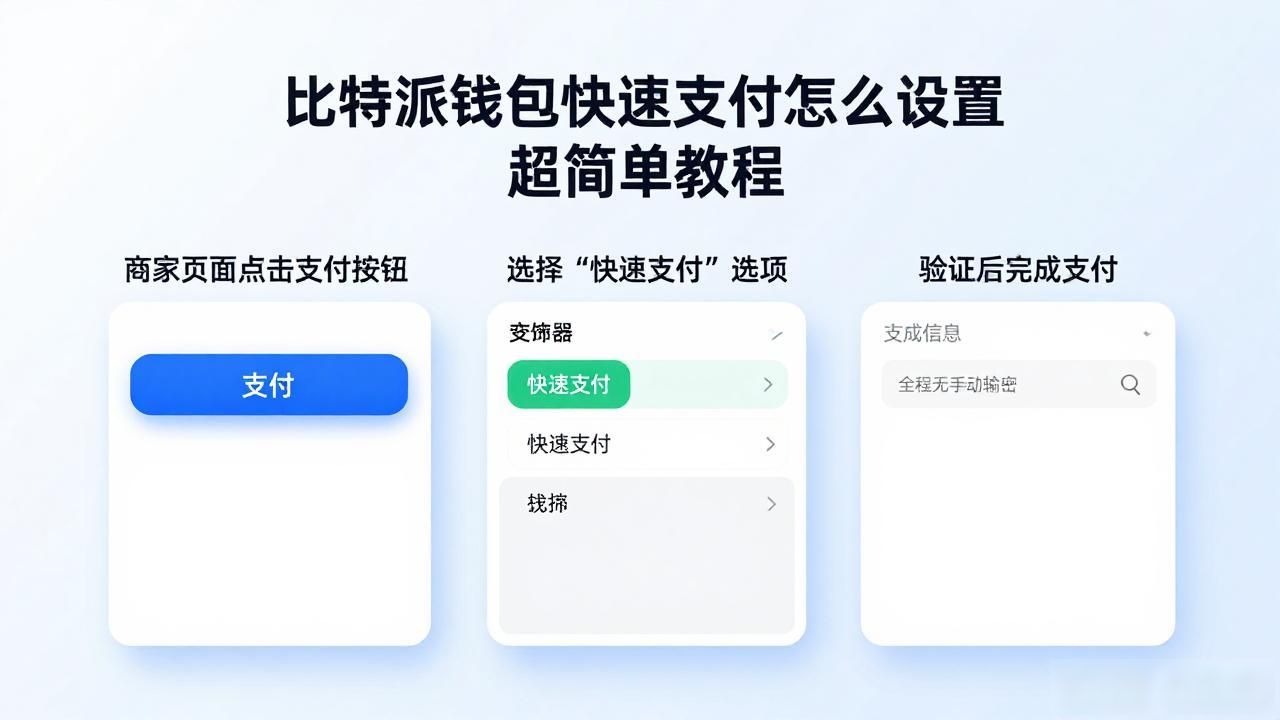 比特派钱包快速支付怎么设置 超简单教程
