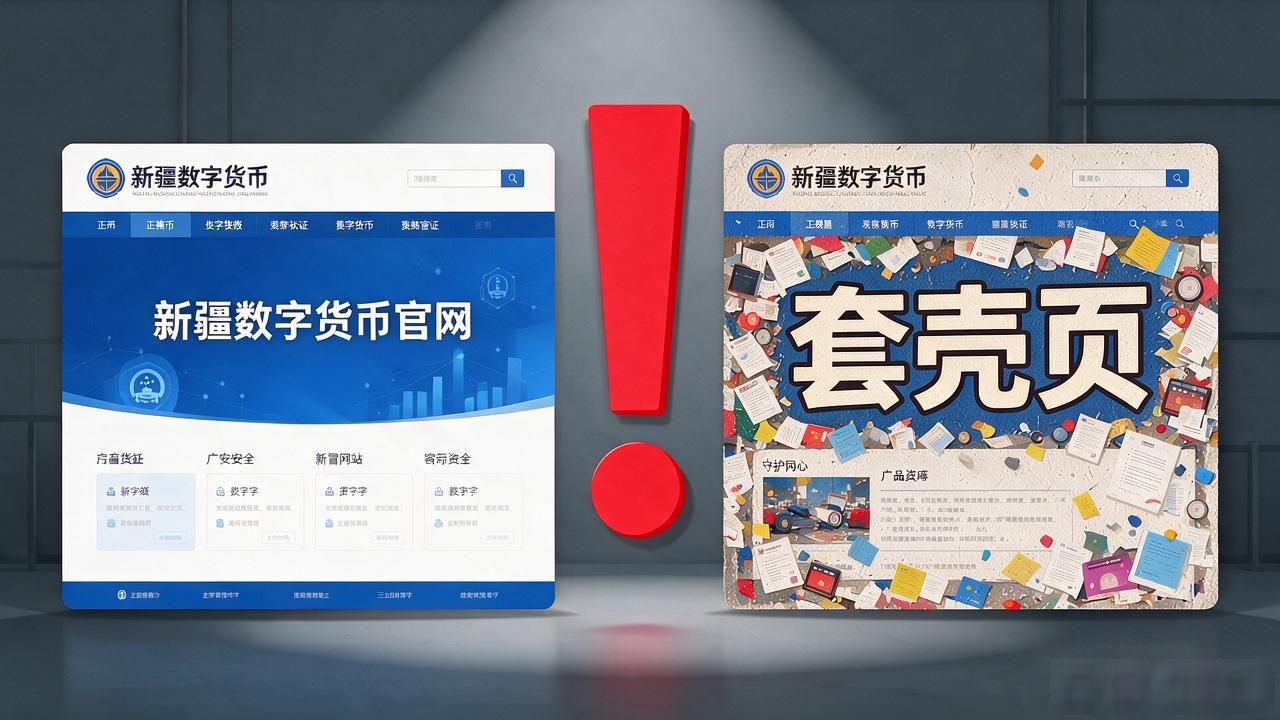 搜到"新疆数字货币官网首页"先别点，九成是套壳页