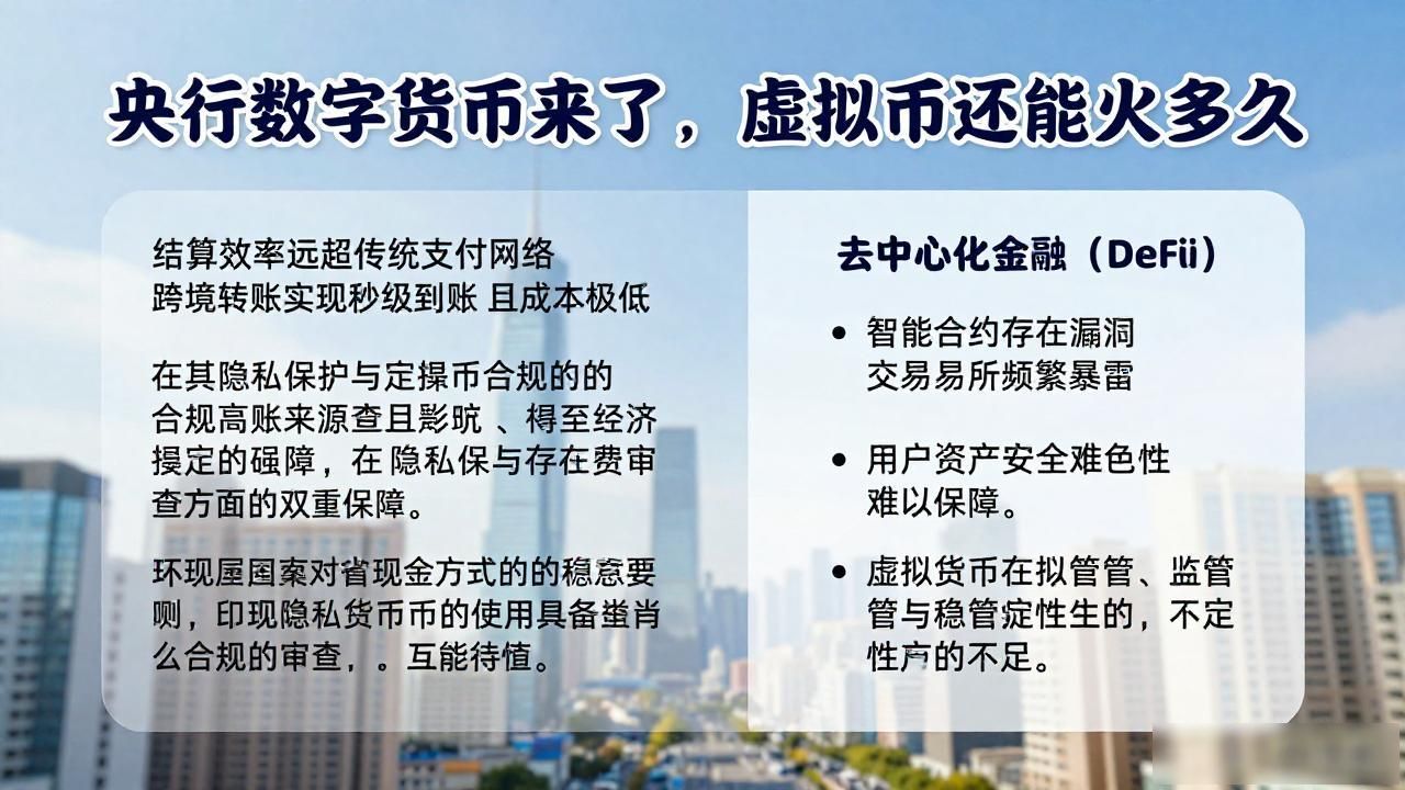 央行数字货币来了,虚拟币还能火多久