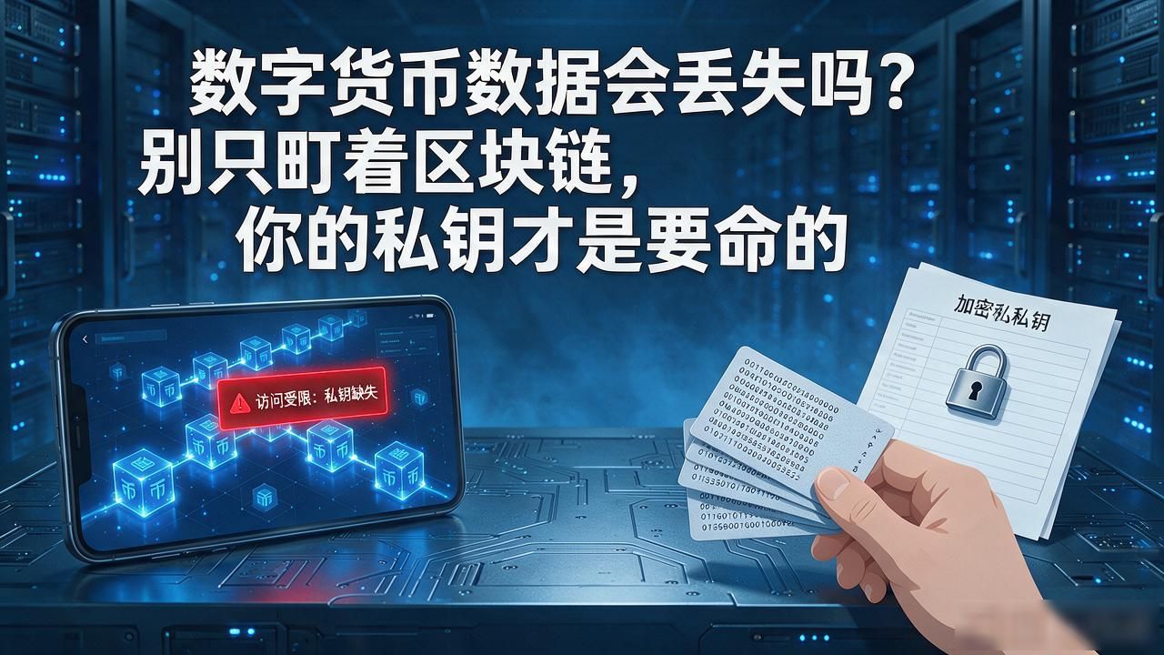 数字货币数据会丢失吗？别只盯着区块链，你的私钥才是要命的