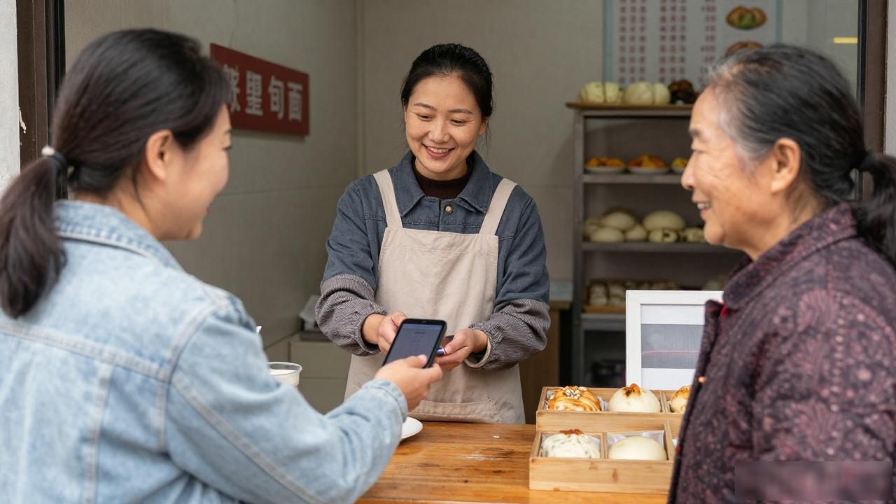 如何用数字人民币买馒头?小店主带你了解日常支付新方式