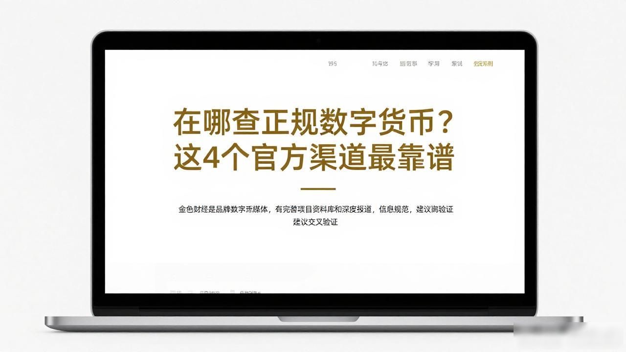 在哪查正规数字货币？这4个官方渠道最靠谱