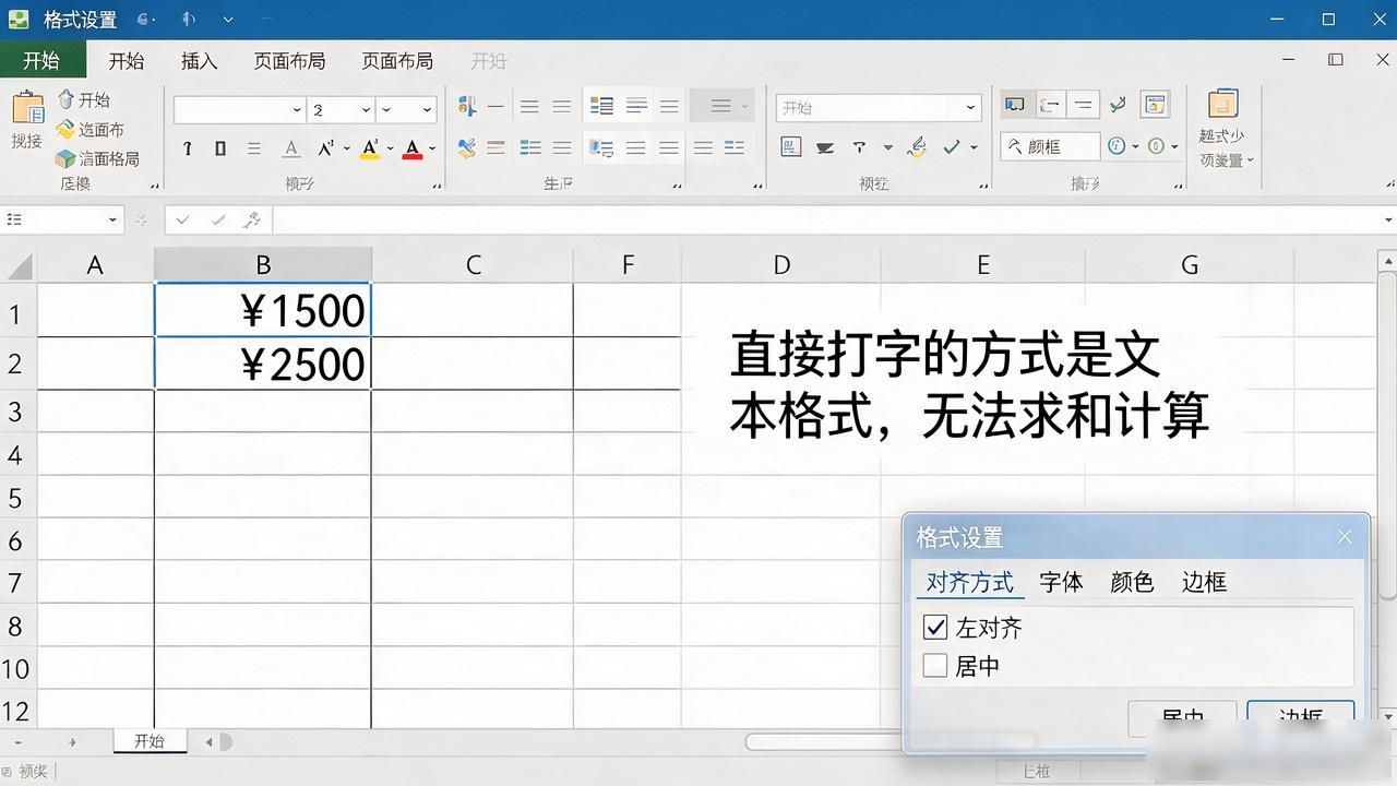 Excel数字前加货币符号怎么打，别硬敲，格式设置最快