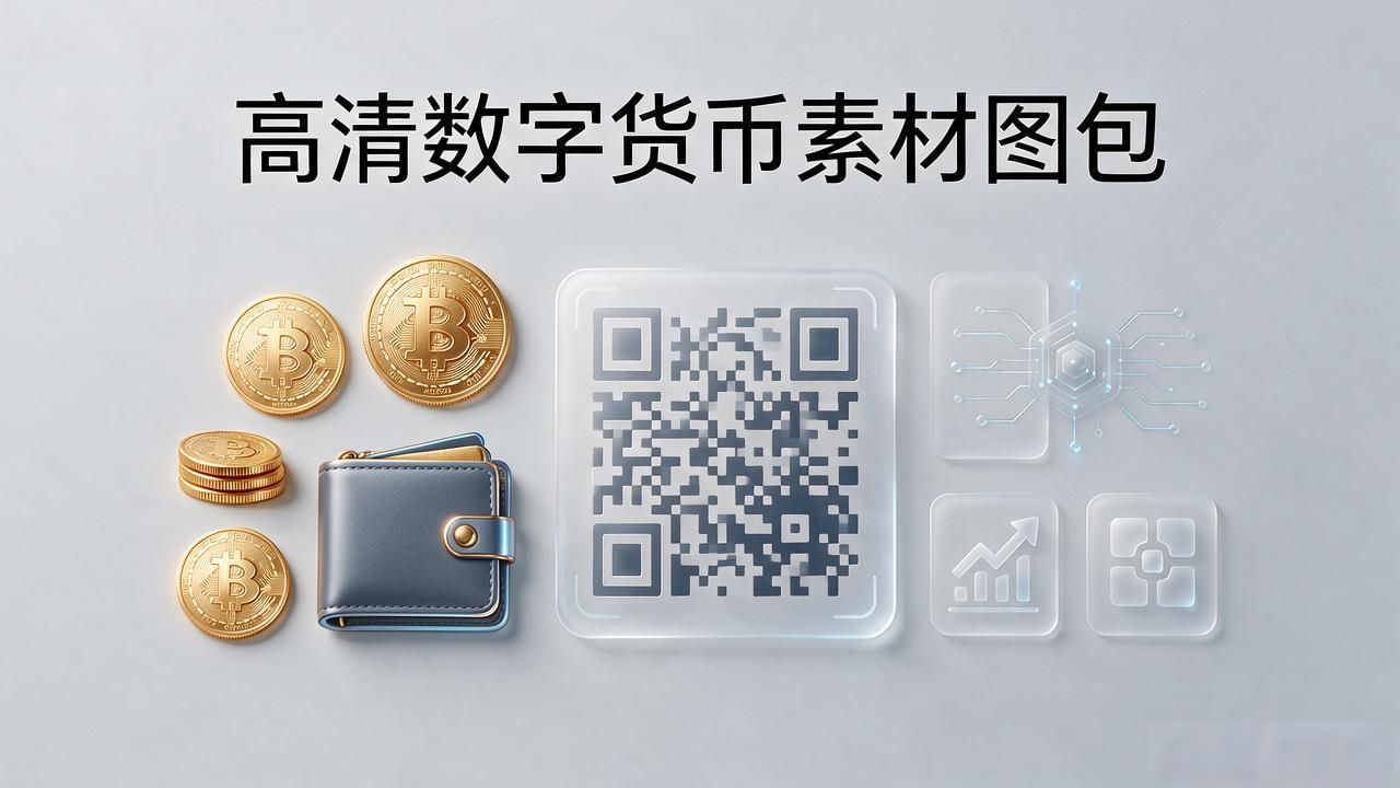 高清数字货币素材图包