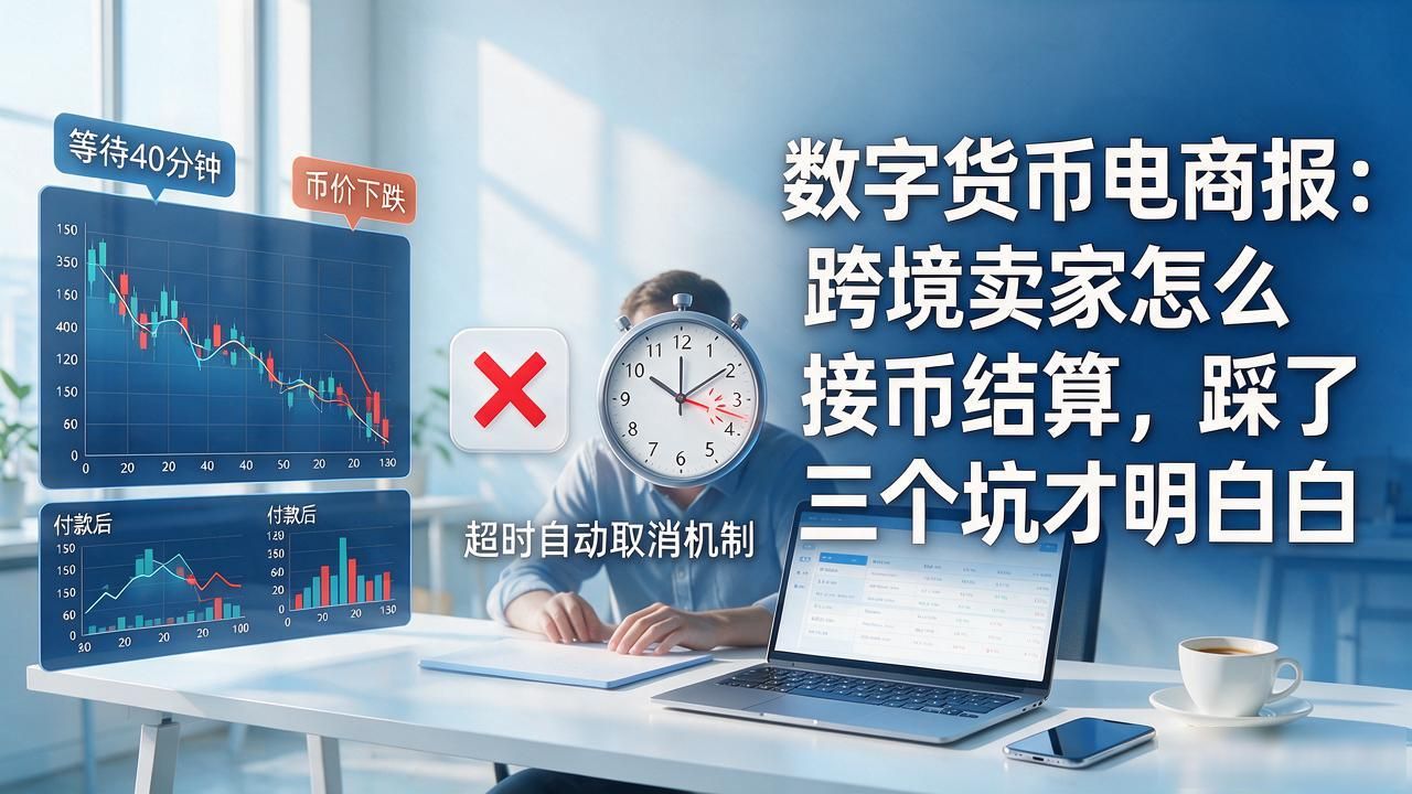 数字货币电商报：跨境卖家怎么接币结算，踩了三个坑才明白