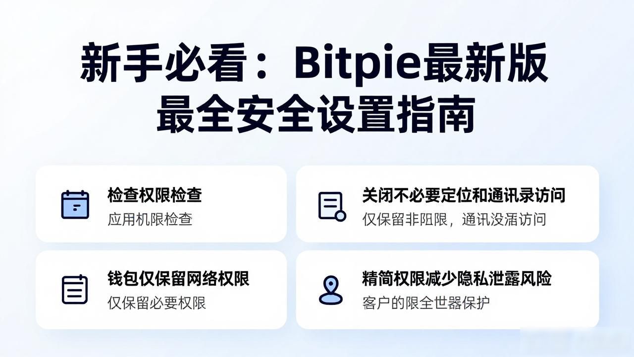新手必看：Bitpie最新版最全安全设置指南