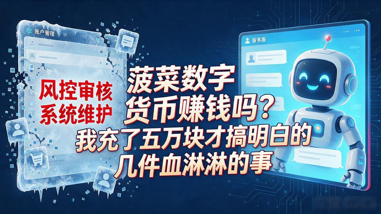 菠菜数字货币赚钱吗？我充了五万块才搞明白的几件血淋淋的事