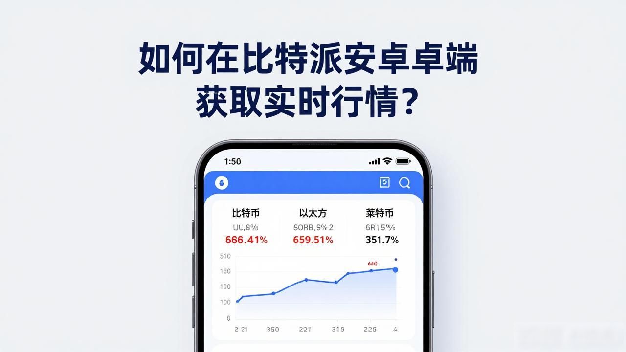 如何在比特派安卓端获取实时行情？