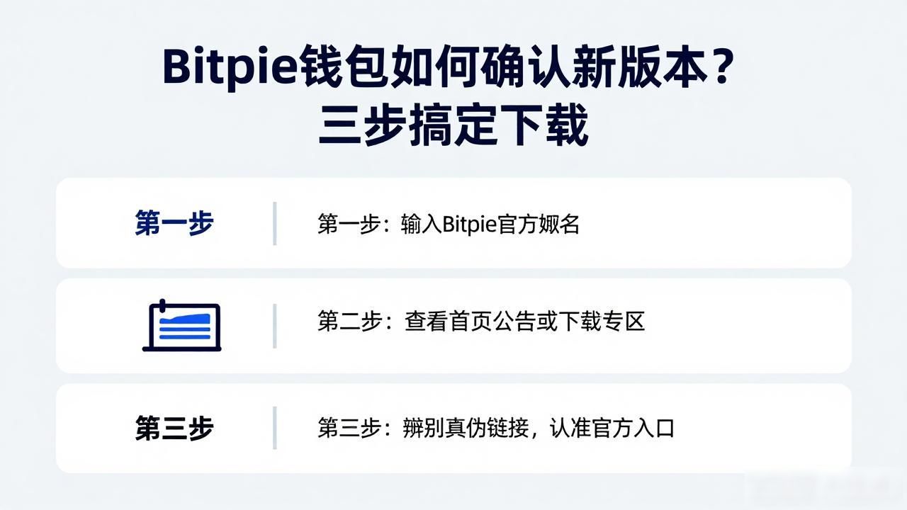 Bitpie钱包如何确认新版本？三步搞定下载