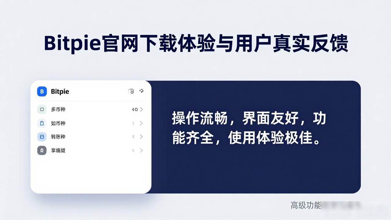 Bitpie官网下载体验与用户真实反馈