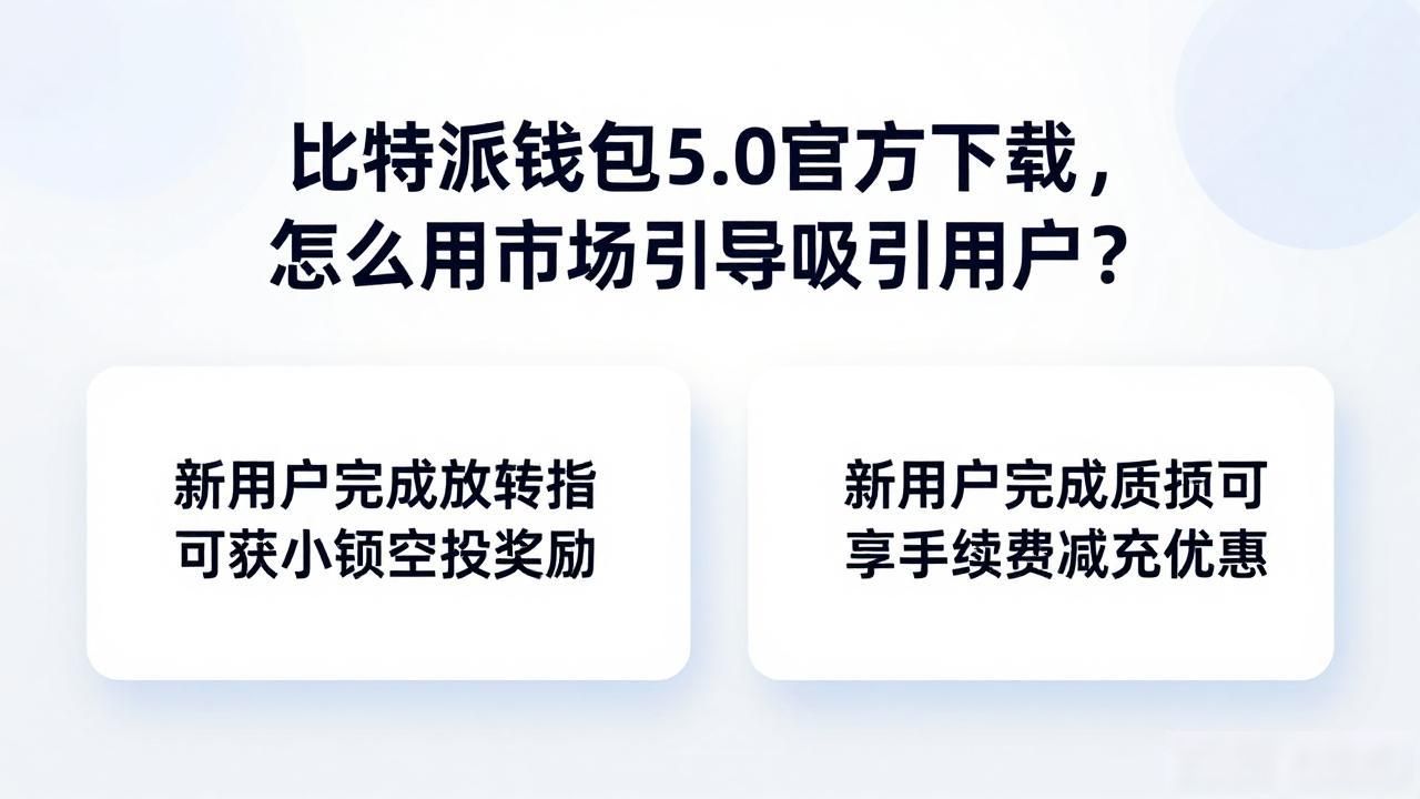 比特派钱包5.0官方下载，怎么用市场引导吸引用户？