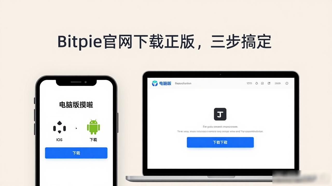 Bitpie官网下载正版，三步搞定