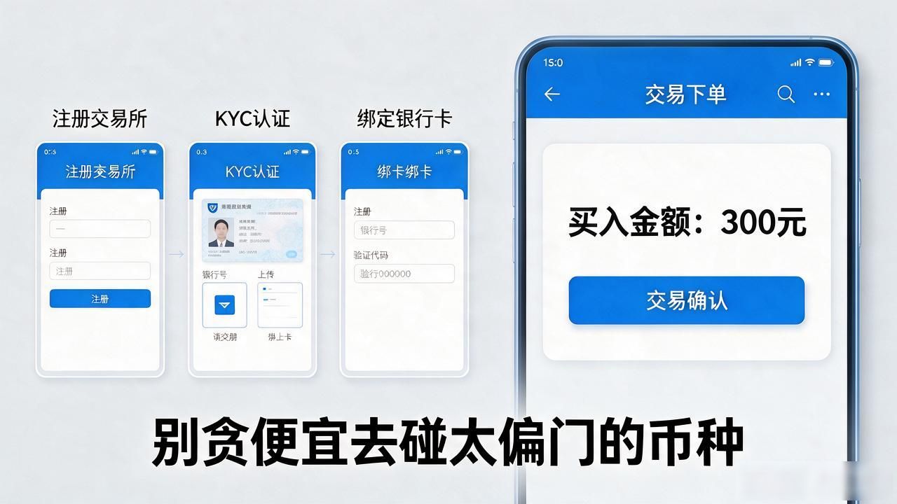 300块数字货币入门实操，小本试水到底能买到个啥