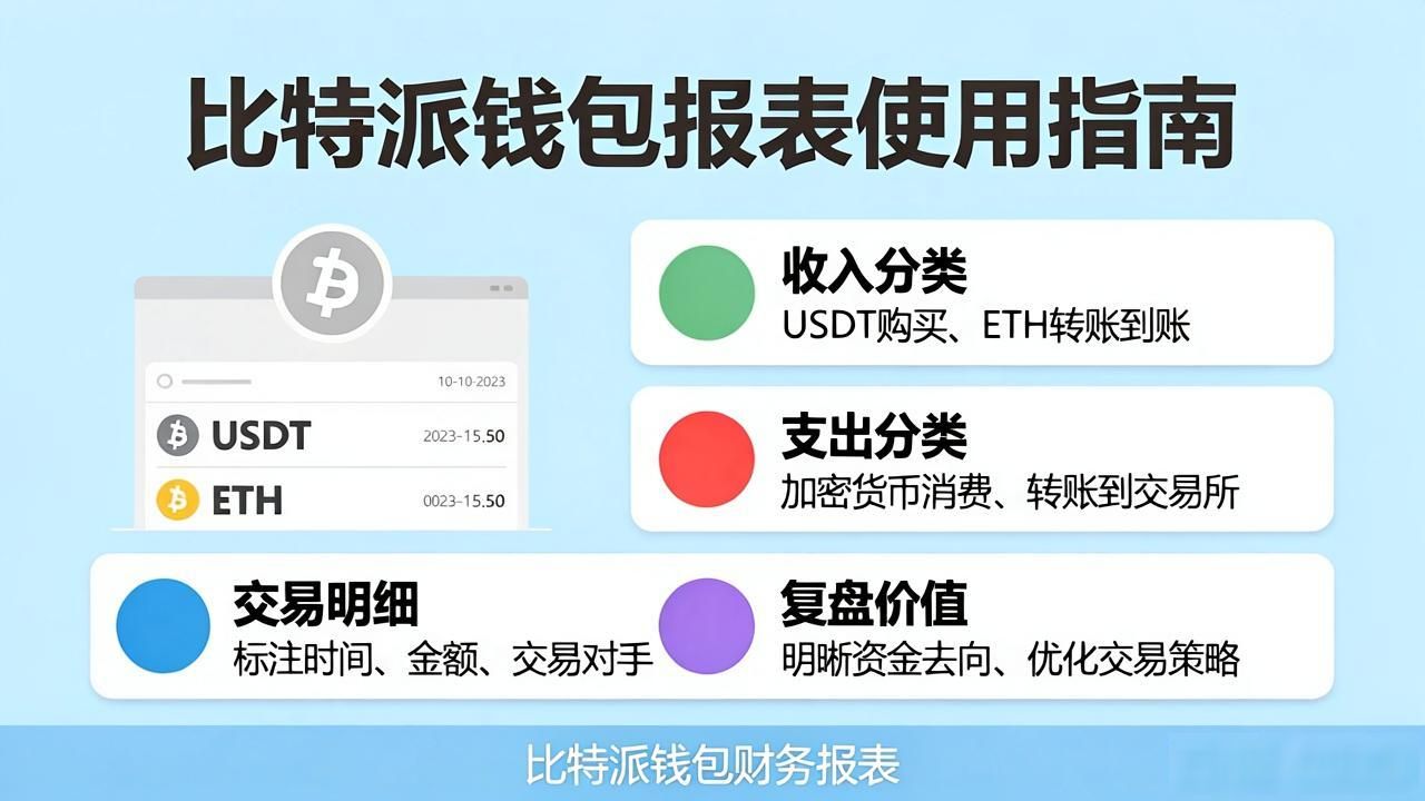 比特派钱包财务报表怎么用