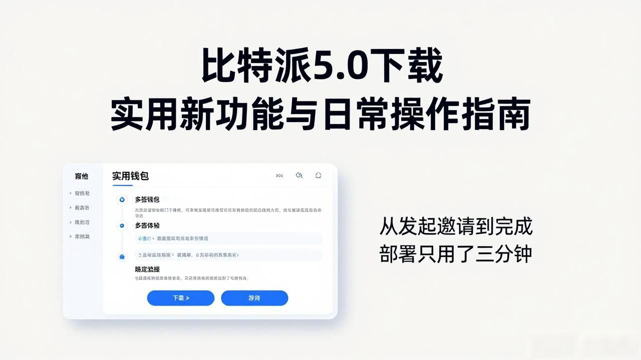 比特派5.0下载 实用新功能与日常操作指南