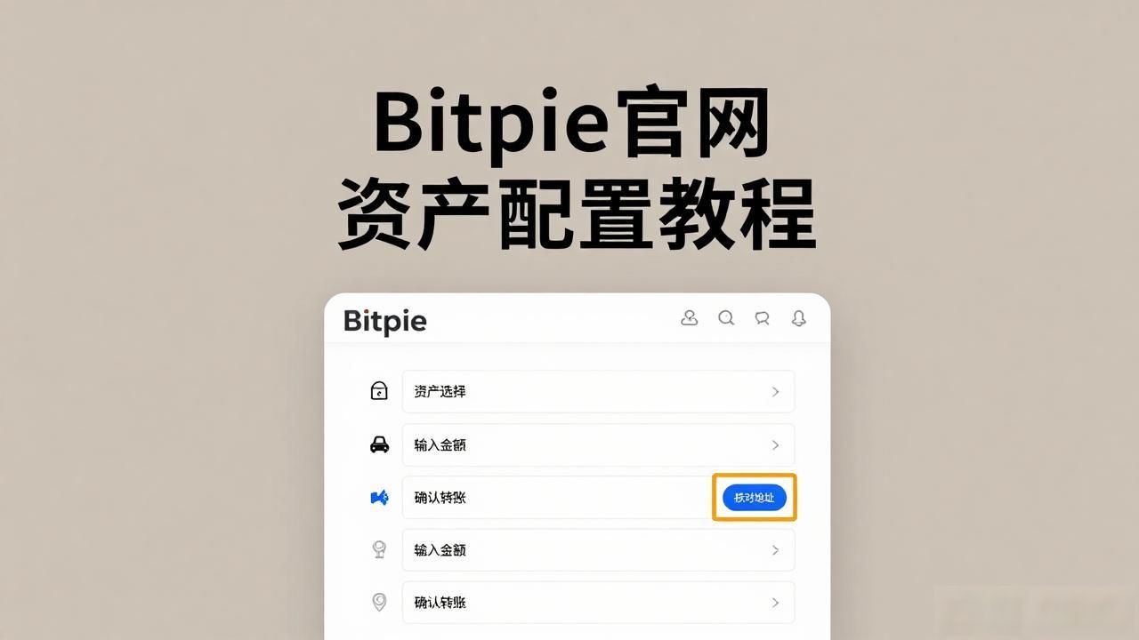 Bitpie官网资产配置教程