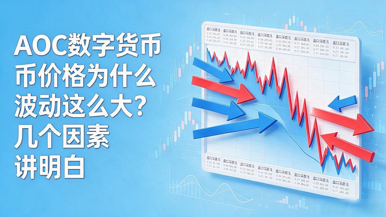 AOC数字货币价格为什么波动这么大？几个因素讲明白