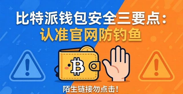 比特派钱包安全三要点：认准官网防钓鱼