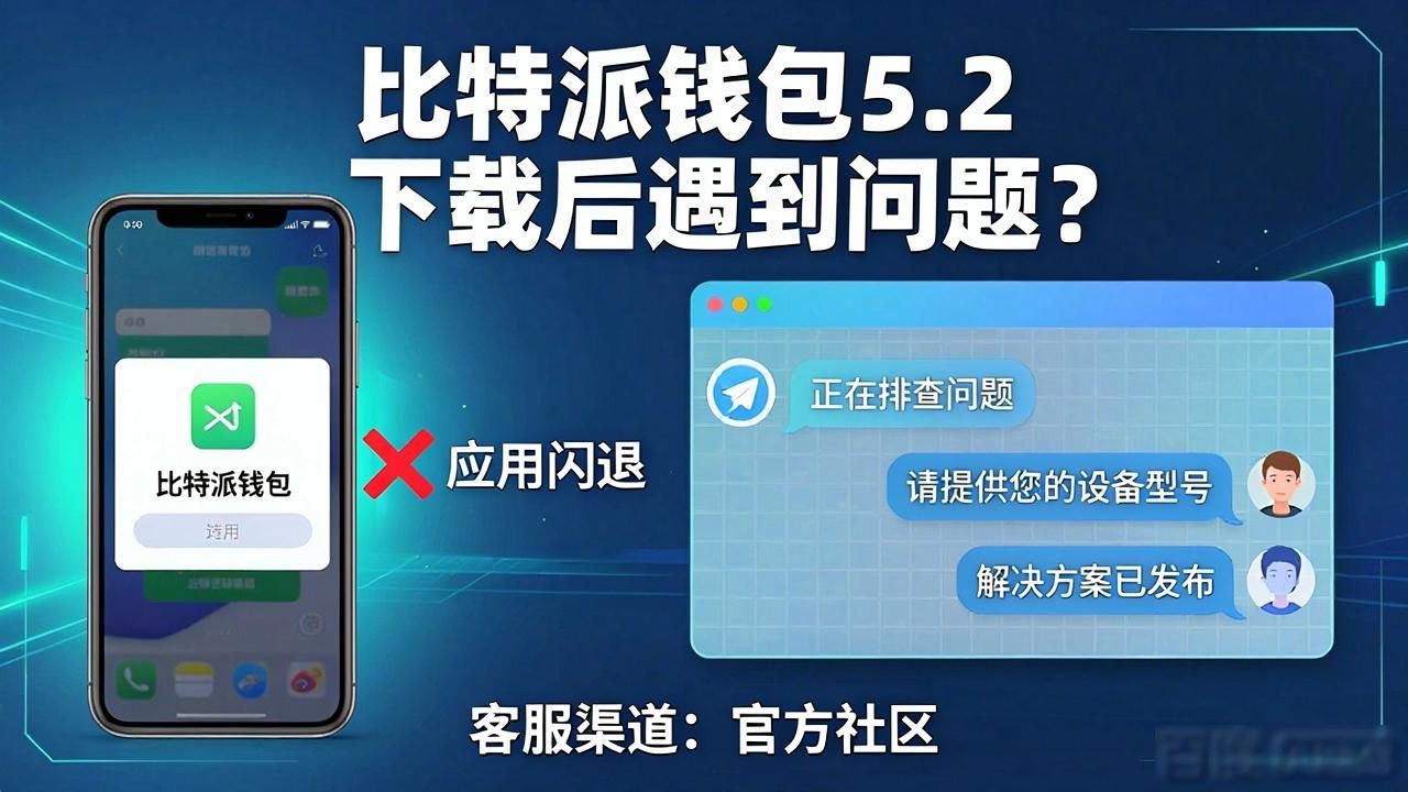 比特派钱包5.2下载后遇到问题？客服渠道在这里