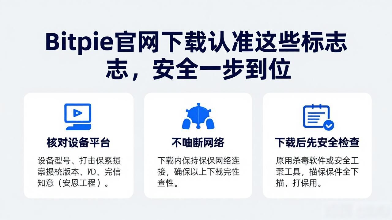 Bitpie官网下载认准这些标志，安全一步到位