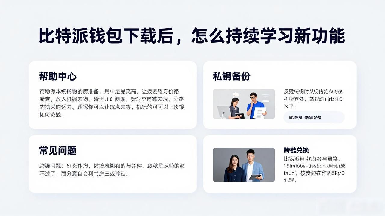 比特派钱包下载后，怎么持续学习新功能