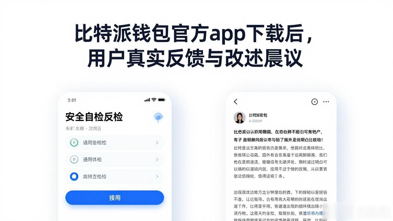 比特派钱包官方app下载后，用户真实反馈与改进建议
